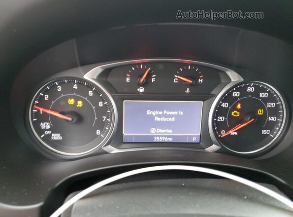 3GKALVEV2NL106316 2022 GMC TERRAIN Red Widok zestawu wskaźników
