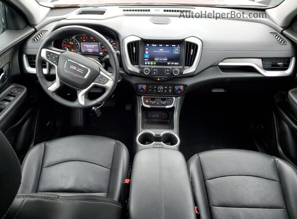 3GKALVEV2NL106316 2022 GMC TERRAIN Red Widok deski rozdzielczej
