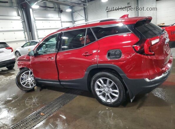 3GKALVEV2NL106316 2022 GMC TERRAIN Red Tył lewy