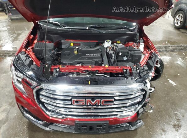 3GKALVEV2NL106316 2022 GMC TERRAIN Red Widok komory silnika