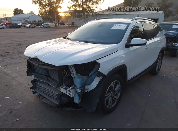 3GKALVEV4LL234893 2020 GMC TERRAIN White წინა მარცხენა ხედი სამი მეოთხედიდან