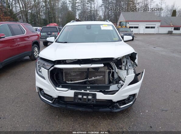 3GKALVEV4NL189876 2022 GMC TERRAIN White Вид щитка приладів