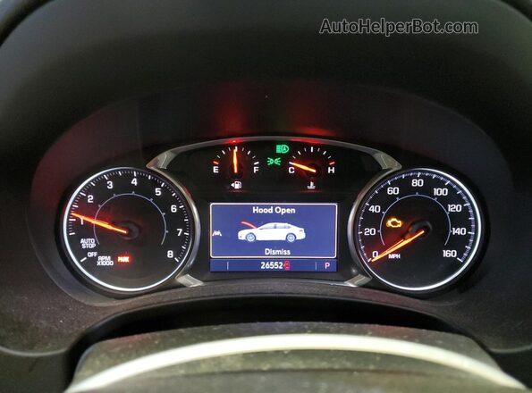 3GKALVEV5LL131773 2020 GMC TERRAIN Blue Вид щитка приладів