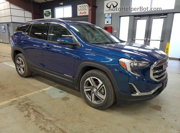 3GKALVEV5LL131773 2020 GMC TERRAIN Blue Передня права чверть