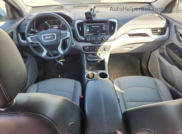 3GKALVEV5ML380818 2021 GMC TERRAIN White წინა პანელის ხედი