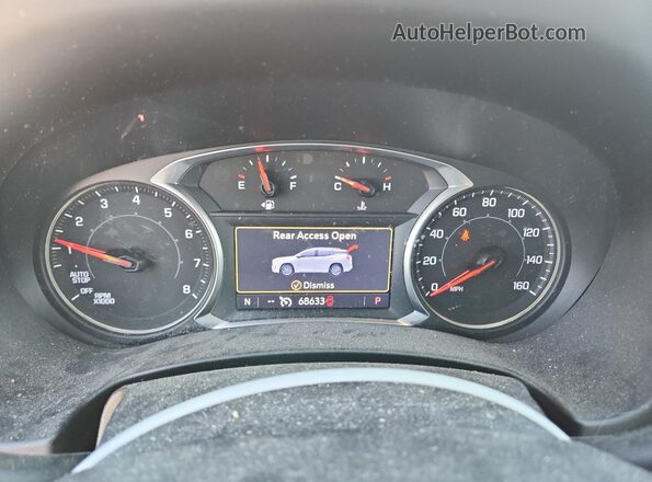 3GKALVEV5ML380818 2021 GMC TERRAIN White ხელსაწყოთა პანელის ხედი