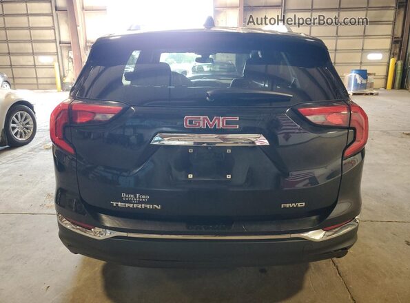 3GKALVEV6LL204844 2020 GMC TERRAIN Черный Вид сзади