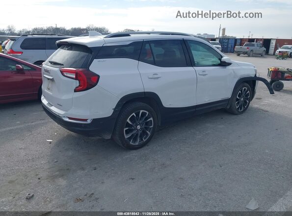 3GKALVEV8NL107101 2022 GMC TERRAIN White Trasero derecho