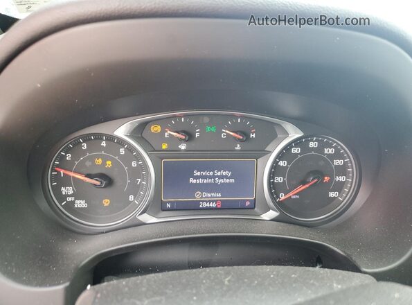 3GKALVEV9NL154329 2022 GMC TERRAIN Синий Вид щитка приборов