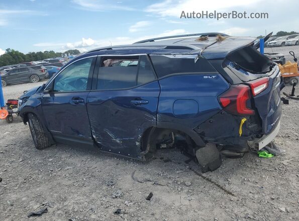 3GKALVEV9NL154329 2022 GMC TERRAIN Синий Задняя левая четверть