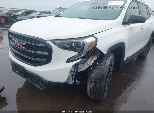 3GKALVEVXLL212476 2020 GMC TERRAIN White Widok z przodu