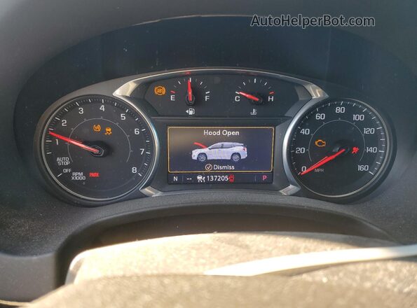 3GKALVEX3LL188541 2020 GMC TERRAIN Blue Instrument cluster view