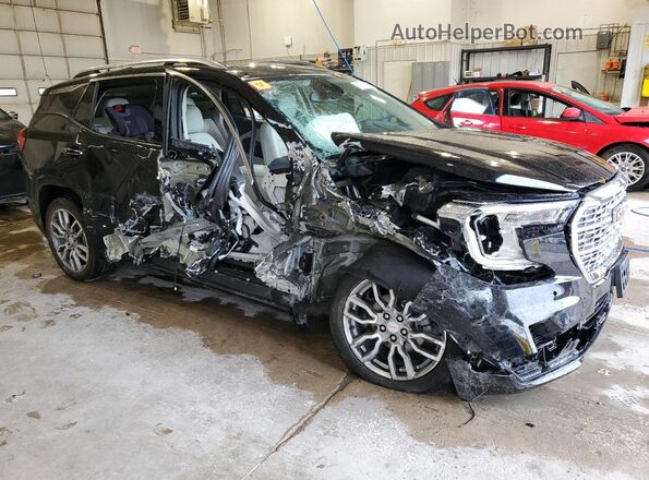 3GKALXEV3NL181540 2022 GMC TERRAIN Черный Передняя правая четверть