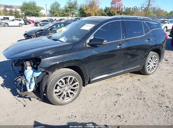 3GKALXEV3NL215623 2022 GMC TERRAIN Черный Передняя левая четверть
