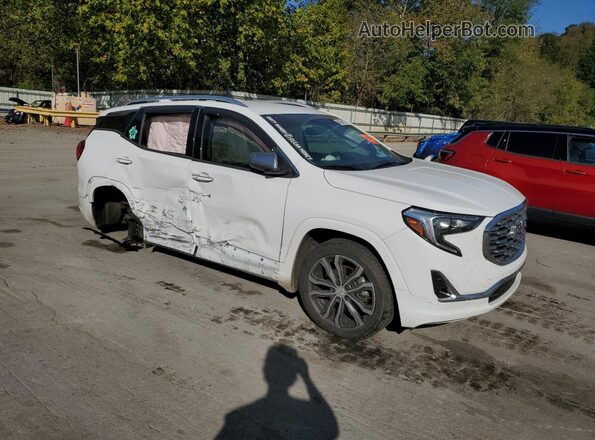 3GKALXEX9LL186918 2020 GMC TERRAIN White Delantero derecho