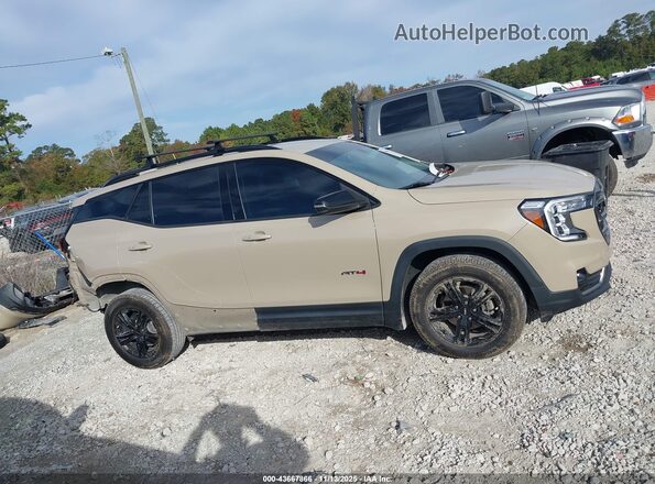 3GKALYEV4NL245025 2022 GMC TERRAIN Желто-коричневый Панорамный вид салона 360°