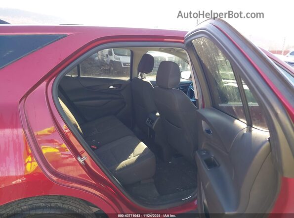 3GNAXSEV2JS510674 2018 CHEVROLET EQUINOX Red VIN sticker view