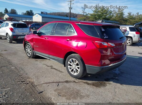 3GNAXSEV2JS510674 2018 CHEVROLET EQUINOX Red Rear left