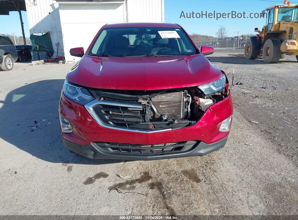 3GNAXSEV2JS510674 2018 CHEVROLET EQUINOX Red Instrument cluster view