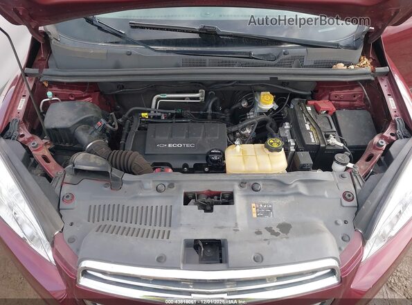 3GNCJPSB1GL258937 2016 CHEVROLET TRAX Maroon უკანა ხედი