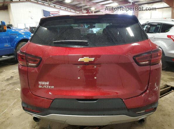 3GNKBCR47SS100674 2025 CHEVROLET BLAZER Red უკანა ხედი