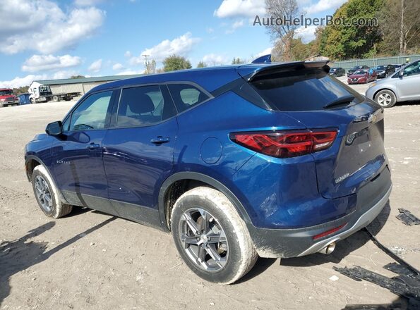 3GNKBCR49PS148281 2023 CHEVROLET BLAZER Blue Trasero izquierdo