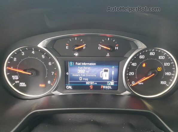 3GNKBCRS3LS601741 2020 CHEVROLET BLAZER Black ხელსაწყოთა პანელის ხედი
