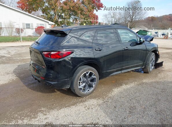 3GNKBERS2NS200549 2022 CHEVROLET BLAZER Black Tył prawy
