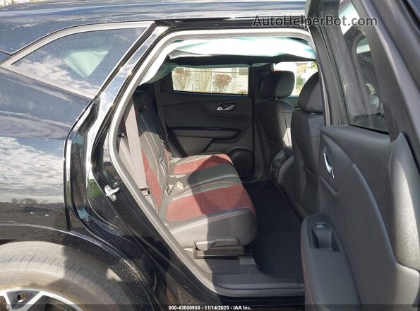 3GNKBERS2NS200549 2022 CHEVROLET BLAZER Black Widok naklejki z numerem VIN