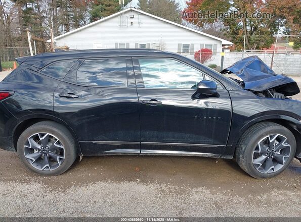 3GNKBERS2NS200549 2022 CHEVROLET BLAZER Black Widok wnętrza 360 stopni