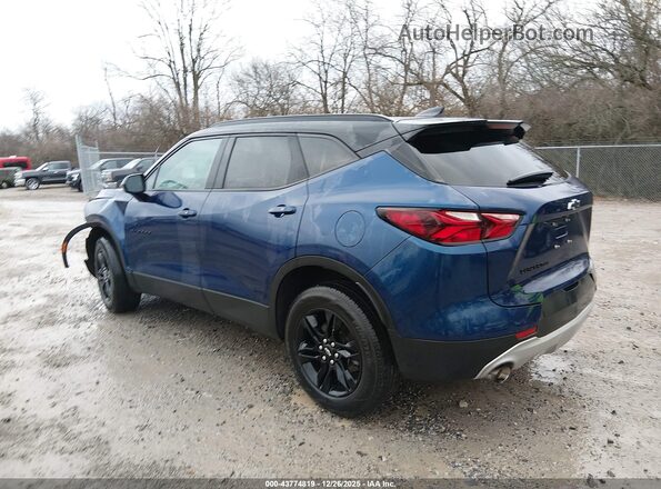 3GNKBHR41NS132926 2022 CHEVROLET BLAZER Blue Tył lewy