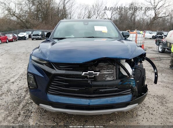 3GNKBHR41NS132926 2022 CHEVROLET BLAZER Blue Widok wnętrza z tyłu