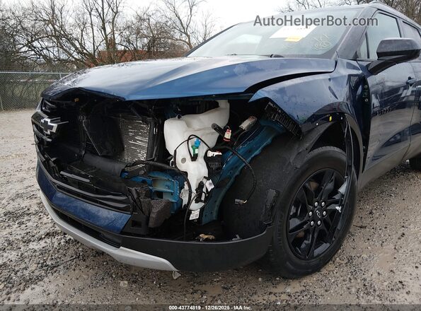3GNKBHR41NS132926 2022 CHEVROLET BLAZER Blue Widok z przodu