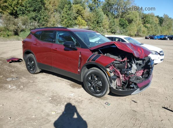 3GNKBHR42SS105875 2025 CHEVROLET BLAZER Red წინა მარჯვენა