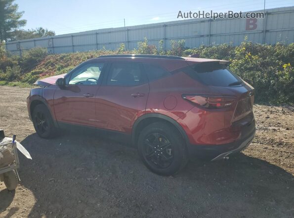 3GNKBHR42SS105875 2025 CHEVROLET BLAZER Red უკანა მარცხენა