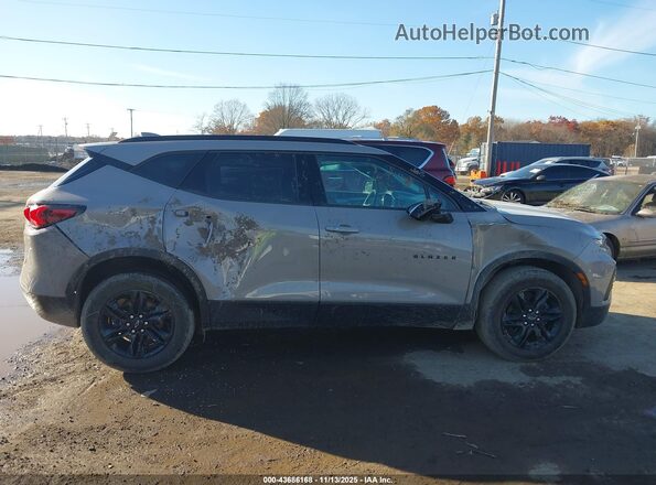 3GNKBHR43MS517712 2021 CHEVROLET BLAZER Gray 
