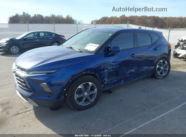 3GNKBHR44PS149092 2023 CHEVROLET BLAZER Blue Przód lewy
