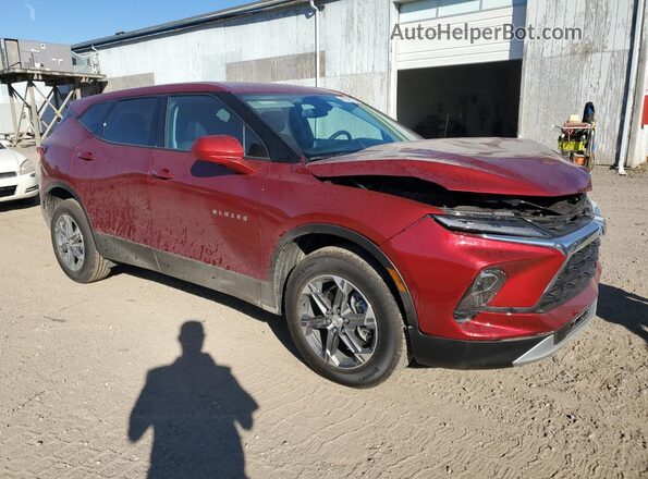 3GNKBHR49SS212275 2025 CHEVROLET BLAZER Red წინა მარჯვენა