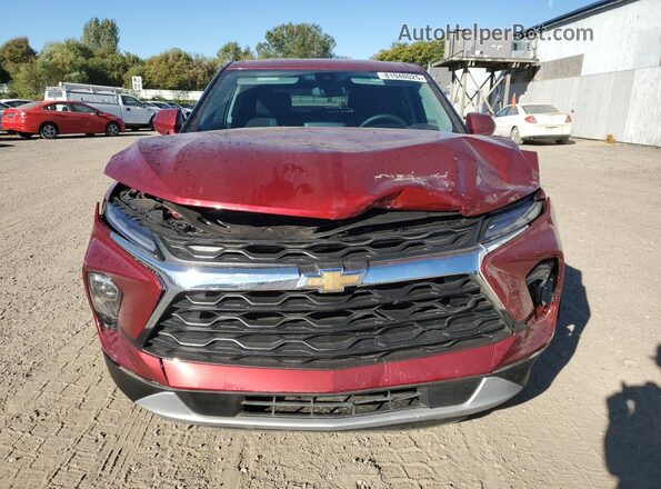 3GNKBHR49SS212275 2025 CHEVROLET BLAZER Red წინა ხედი