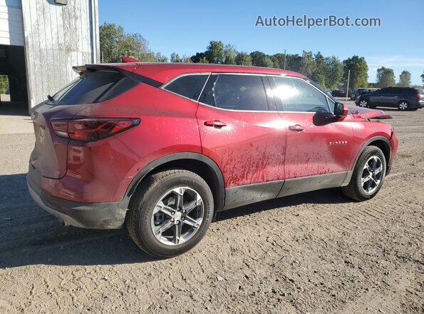 3GNKBHR49SS212275 2025 CHEVROLET BLAZER Red უკანა მარჯვენა