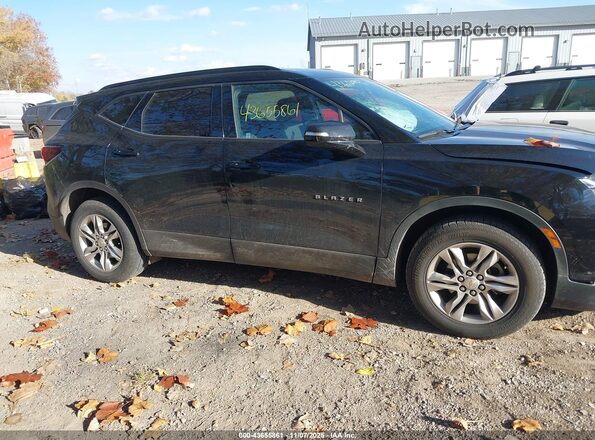 3GNKBHRS5LS638738 2020 CHEVROLET BLAZER Black Widok wnętrza z tyłu