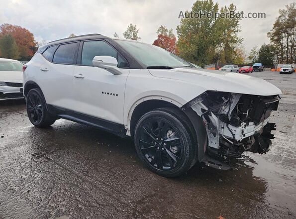 3GNKBKRS0NS189355 2022 CHEVROLET BLAZER White Przód prawy