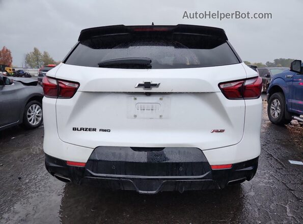 3GNKBKRS0NS189355 2022 CHEVROLET BLAZER White Widok z tyłu