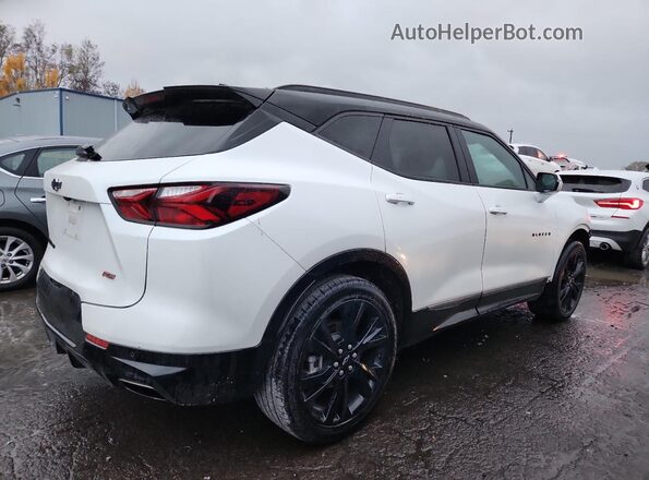 3GNKBKRS0NS189355 2022 CHEVROLET BLAZER White Tył prawy