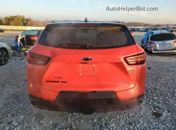 3GNKBKRS9SS164627 2025 CHEVROLET BLAZER Orange Widok z tyłu
