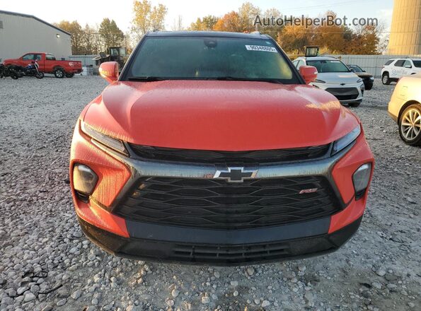 3GNKBKRS9SS164627 2025 CHEVROLET BLAZER Orange Widok z przodu