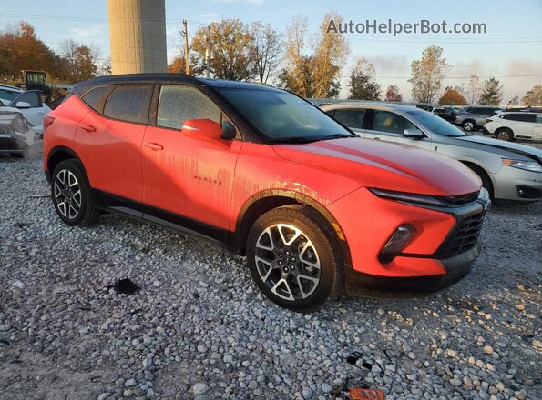 3GNKBKRS9SS164627 2025 CHEVROLET BLAZER Orange Przód prawy