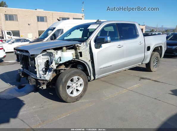 3GTP8BEK8NG150728 2022 GMC SIERRA Серебряный Передняя левая четверть