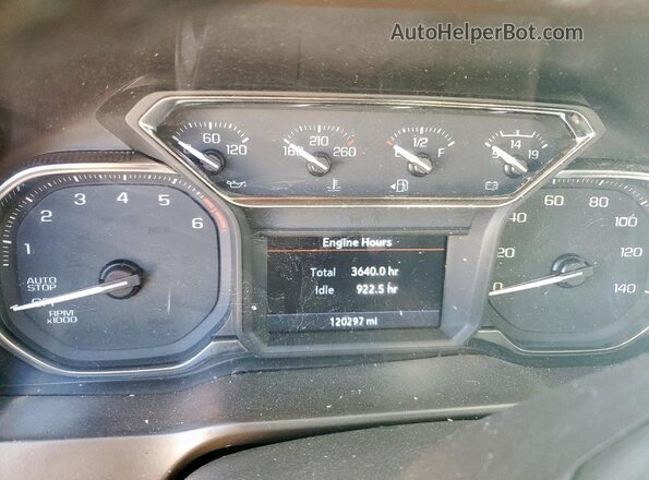 3GTP8DED8LG127072 2020 GMC SIERRA White ხელსაწყოთა პანელის ხედი