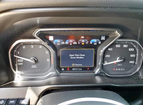 3GTP9EED0LG426820 2020 GMC SIERRA Charcoal Instrument cluster view